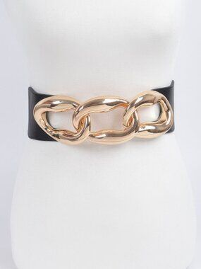 Oversized Chain Plus Size Elastic Belt